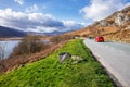 Beautiful roadÃÂ ofÃÂ ÃÂ SnowdoniaÃÂ national park Royalty Free Stock Photo